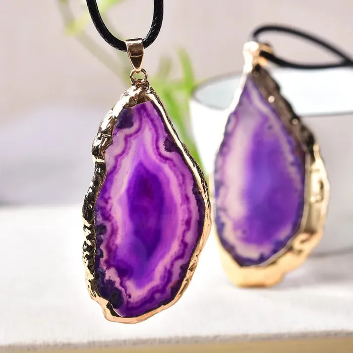 My Zen Temple Necklaces Irregular Agate Necklace