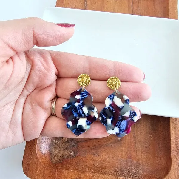 Natalia Earrings Twilight Spiffy Splendid Earrings Natalia Earrings Twilight Spiffy Splendid Earrings