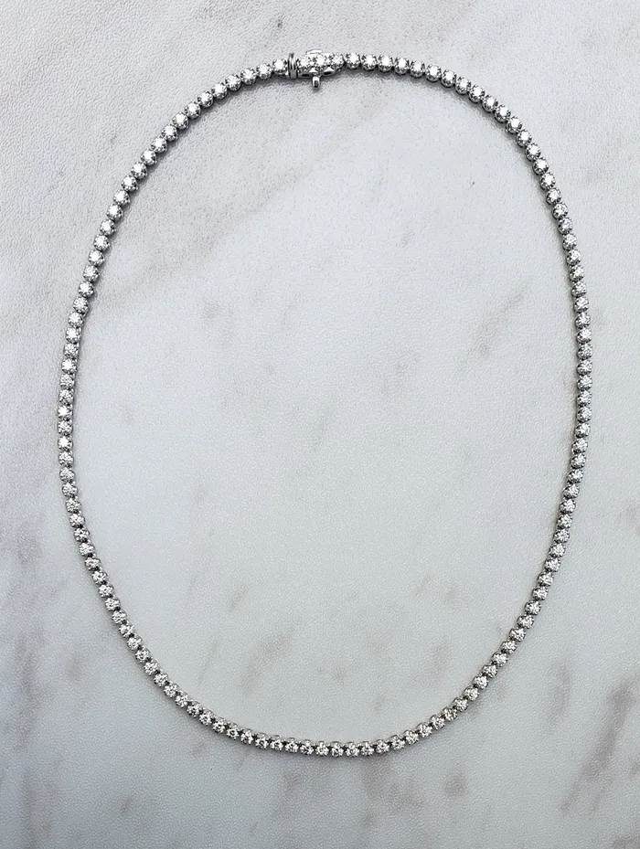 Necklaces 14k White Gold 815ctw Diamond Tennis Necklace 17 I8102 Wilkerson Assoc Necklaces 14k White Gold 815ctw Diamond Tennis Necklace 17 I8102 Wilkerson Assoc