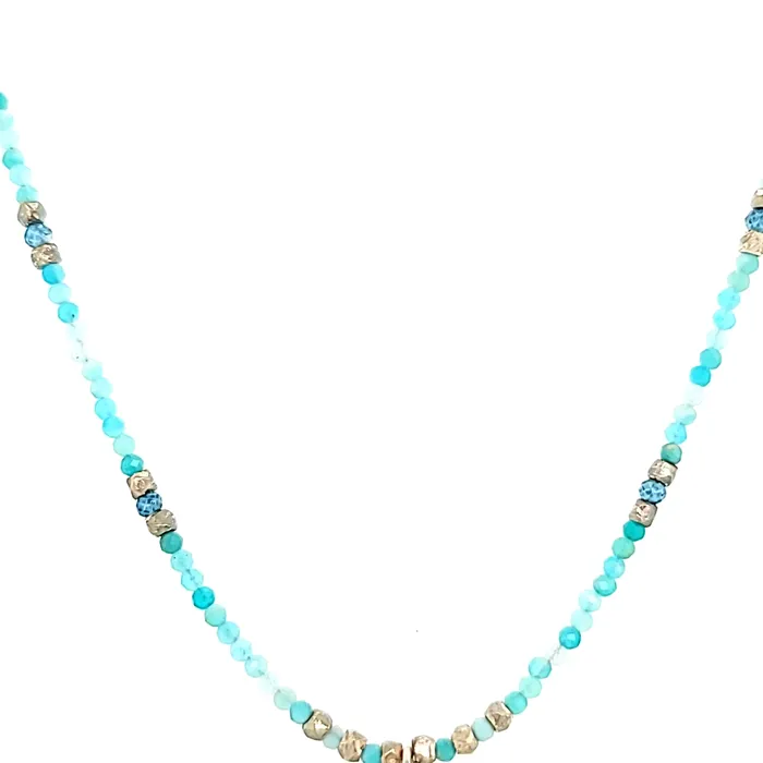 Necklaces AVF AVF Amazonite Beaded Necklace SI2808