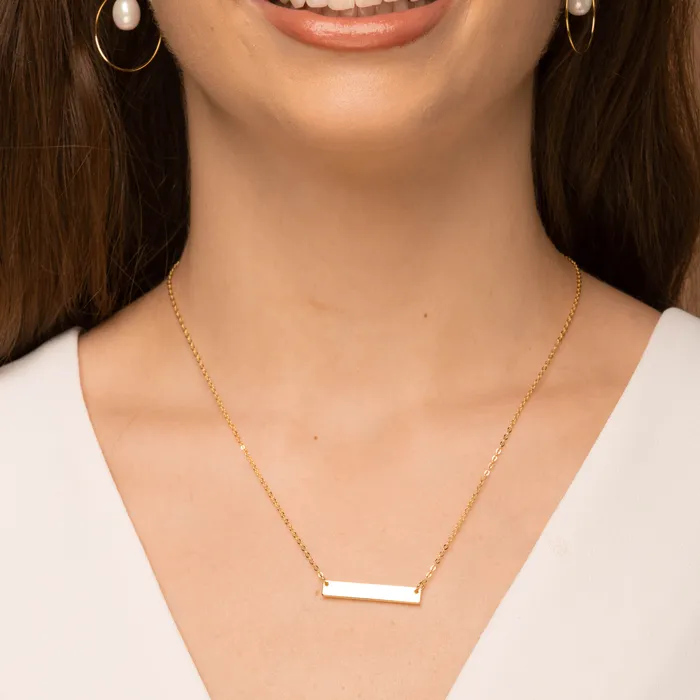 Necklaces Camile Stone Bar Layering Chain Necklace