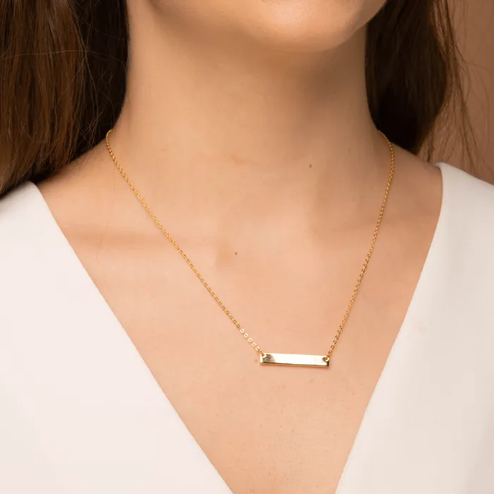 Necklaces Camile Stone Bar Layering Chain Necklace