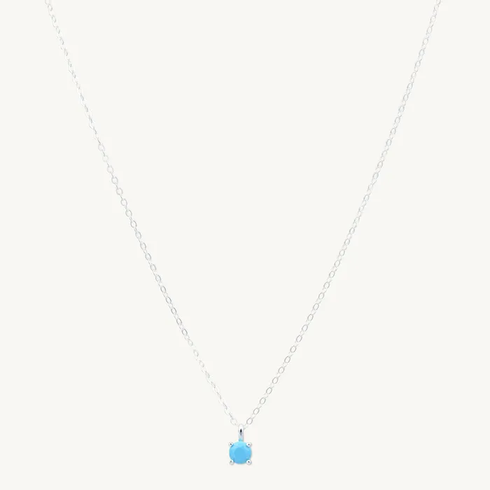 Necklaces Camile Stone Classic Birthstone Necklace December