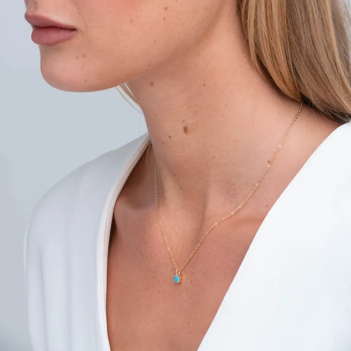 Necklaces Camile Stone Classic Birthstone Necklace December
