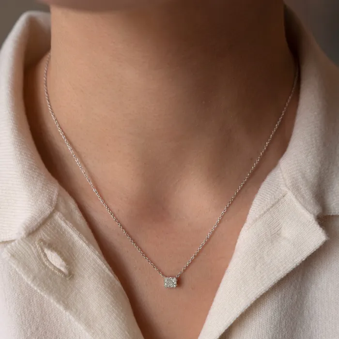 Necklaces Custom Made Cushion Necklace LEO MATHILD