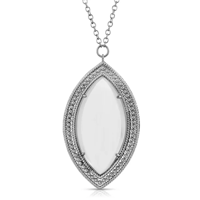 Necklaces Dakota Silver Magnifier Pendant Necklace Presale Ships 321 Moderne Monocle