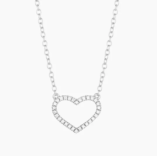 Necklaces Ella Stein Ella Stein Sterling SilverGold Plated True Love Always Diamond Heart Necklace Necklaces Ella Stein Ella Stein Sterling SilverGold Plated True Love Always Diamond Heart Necklace