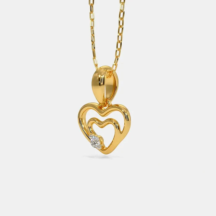 Necklaces Grace The Adene Heart Pendant