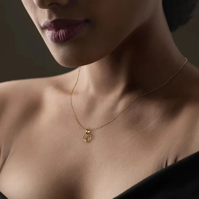 Necklaces Grace The Adene Heart Pendant