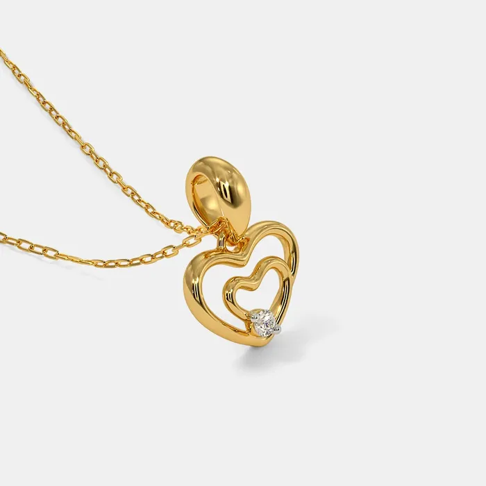 Necklaces Grace The Adene Heart Pendant