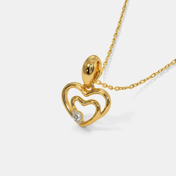 Necklaces Grace The Adene Heart Pendant