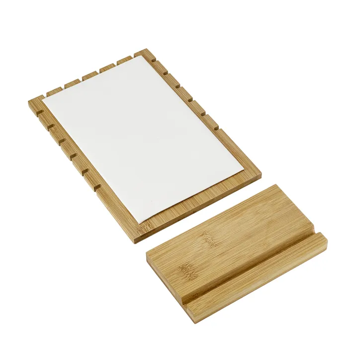 Necklaces JPIDisplay 17 x 24cm White Leatherette Bamboo Necklace Jewelry Display Necklaces JPIDisplay 17 x 24cm White Leatherette Bamboo Necklace Jewelry Display
