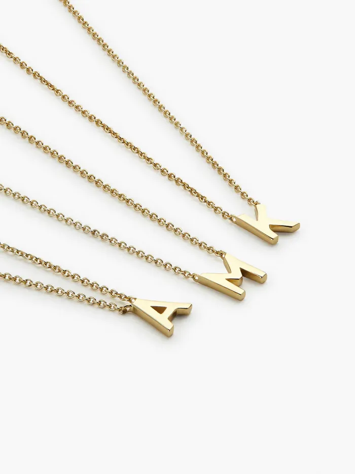 Necklaces LETTERINITIAL NECKLACE Grace PK