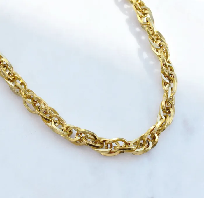Necklaces Mai Dsire GEMMA GOLD ROPE CHAIN NECKLACE SAMPLE