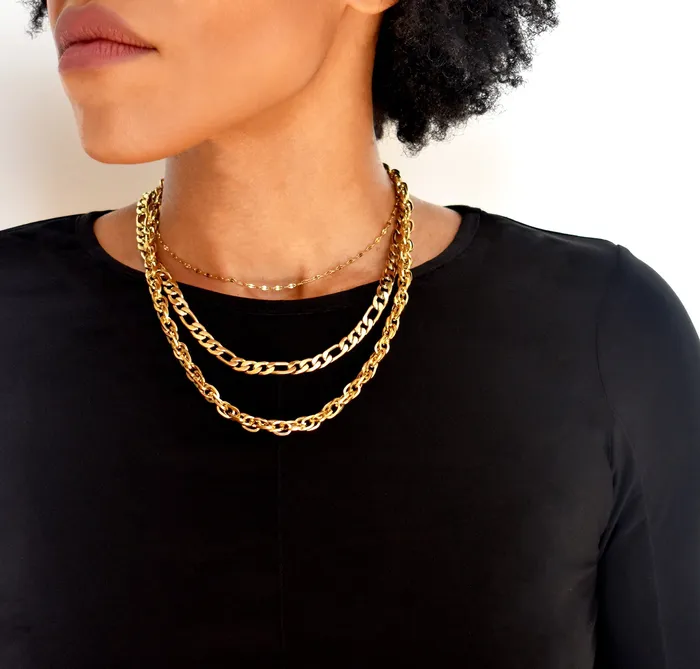 Necklaces Mai Dsire GEMMA GOLD ROPE CHAIN NECKLACE SAMPLE