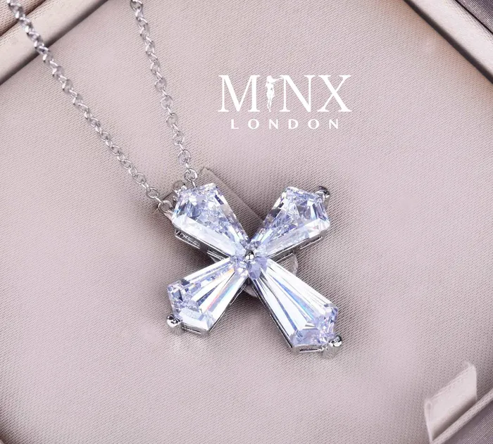 Necklaces Minx London Cross Necklace for Women Womens Cross Necklaces
