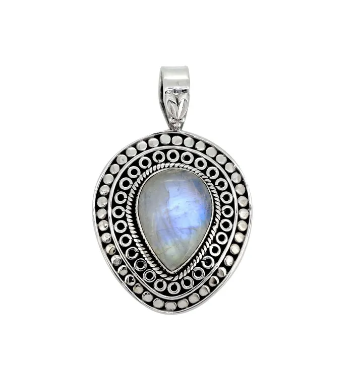 Necklaces Rainbow Moonstone Solid 925 Sterling Silver Chain Pendant Jewelry YoTreasure Necklaces Rainbow Moonstone Solid 925 Sterling Silver Chain Pendant Jewelry YoTreasure