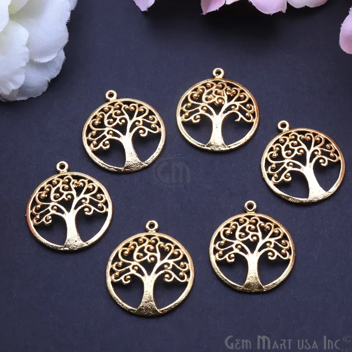 Necklaces Tree of Life Finding 27x24mm Charm Connector Pick Your Metal GemmartUSA Necklaces Tree of Life Finding 27x24mm Charm Connector Pick Your Metal GemmartUSA