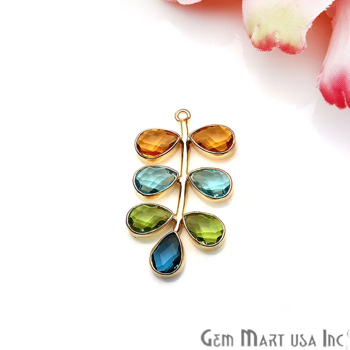 PreStyled Sets DIY Gemstone Gold Plated Dangle Chandelier Finding Connector 1PC GemMartUSA