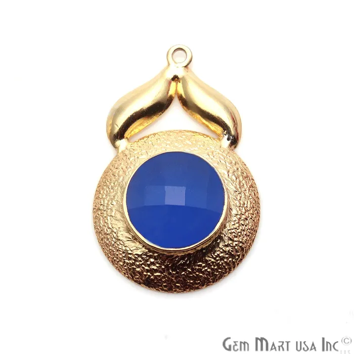 PreStyled Sets GemmartUSA DIY Round Gemstone 32x21mm Gold Plated Jewelry Connector 1pc PreStyled Sets GemmartUSA DIY Round Gemstone 32x21mm Gold Plated Jewelry Connector 1pc