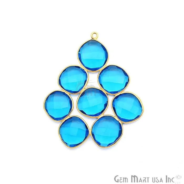 PreStyled Sets GemmartUSA Gemstone 48x42mm Gold Plated Bezel Chandelier Finding Component 1pc PreStyled Sets GemmartUSA Gemstone 48x42mm Gold Plated Bezel Chandelier Finding Component 1pc