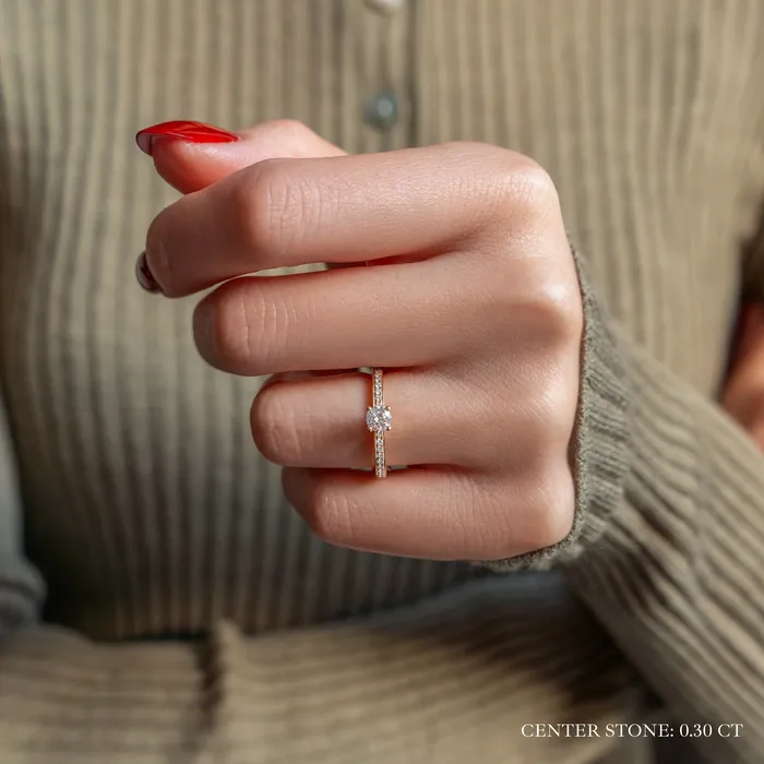 PreStyled Sets NOELIA yellow gold Ring