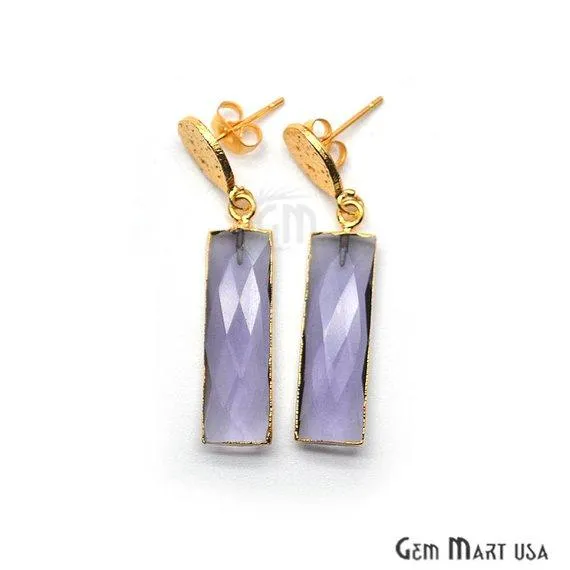 Rectangle Shape 42x9mm Gold Plated Gemstone Hook Earrings Pick your Gemstone 901961 GemMartUSA Earrings Rectangle Shape 42x9mm Gold Plated Gemstone Hook Earrings Pick your Gemstone 901961 GemMartUSA Earrings