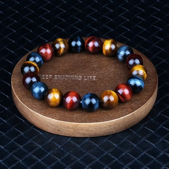 Red Tiger eyes Bracelet My Zen Temple Bracelets