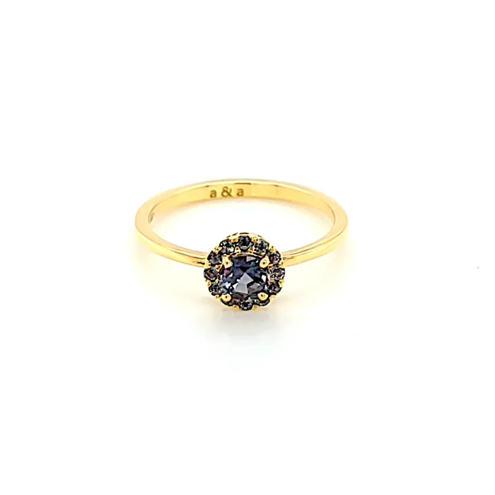 Rings Crown of a Queen 18K Yellow Gold Natural Alexandrite Ring Safiya Jewels Rings Crown of a Queen 18K Yellow Gold Natural Alexandrite Ring Safiya Jewels