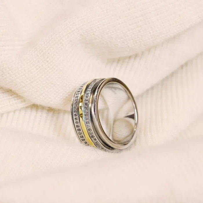 Rings Elonora Spinner Ring Ideaure Jewelry