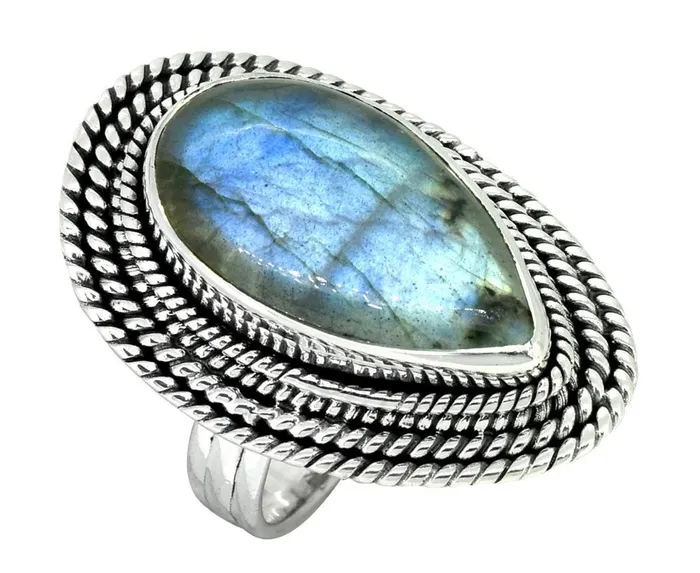 Rings Genuine Labradorite Solid 925 Sterling Silver Ring Jewelry YoTreasure Rings Genuine Labradorite Solid 925 Sterling Silver Ring Jewelry YoTreasure