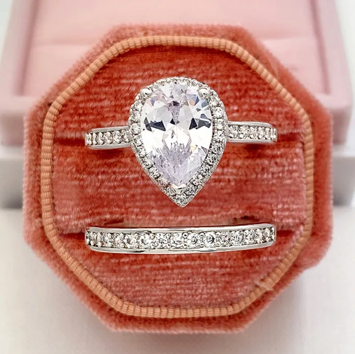 Rings Lab Diamonds London Engagement Ring Set Womens Wedding Ring Set Pear Cut Diamond Ring Teardrop Ring Womens Diamond Wedding Ring Set Womens Wedding Ring Rings Lab Diamonds London Engagement Ring Set Womens Wedding Ring Set Pear Cut Diamond Ring Teardrop Ring Womens Diamond Wedding Ring Set Womens Wedding Ring