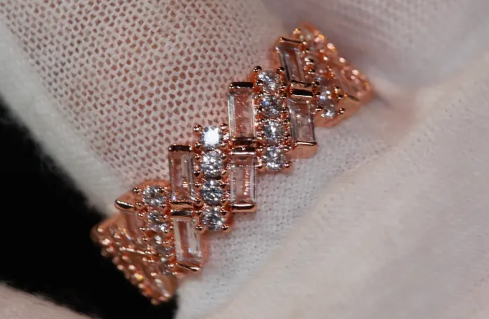 Rings Lab Diamonds London Mens Rose Gold Ring Womens Rose Gold Ring Diamond Rose Gold Ring Baguette Ring Rose Gold Eternity Ring