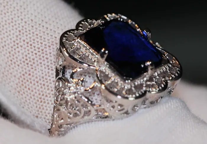 Rings Lab Diamonds London Womens Blue Diamond Ring Blue Diamond Wedding Ring Womens Big Ring