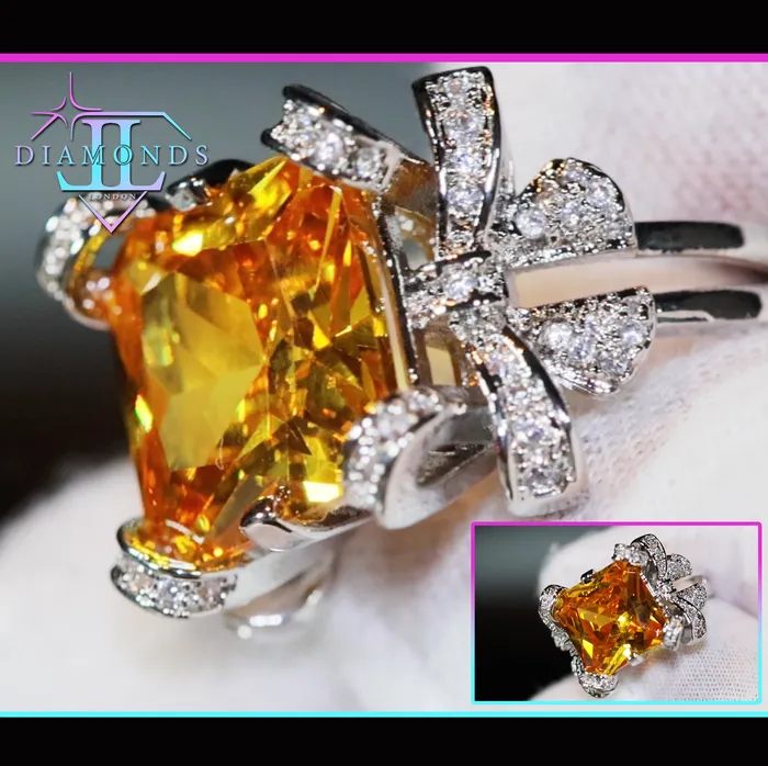 Rings Lab Diamonds London Yellow Diamond Ring Womens Yellow Engagement Ring Diamond Ribbon Ring Rings Lab Diamonds London Yellow Diamond Ring Womens Yellow Engagement Ring Diamond Ribbon Ring