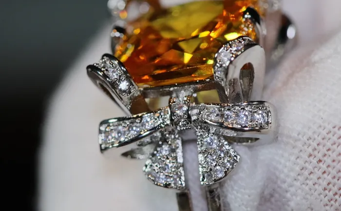 Rings Lab Diamonds London Yellow Diamond Ring Womens Yellow Engagement Ring Diamond Ribbon Ring