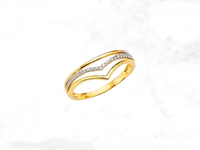 Rings My Jewelry Plaza 14K Gold 3Line Chevron with Gems Ring Real Yellow Gold Ring Petite CZ Ring Dainty Minimal Arrow Ring VShape Ring Rings My Jewelry Plaza 14K Gold 3Line Chevron with Gems Ring Real Yellow Gold Ring Petite CZ Ring Dainty Minimal Arrow Ring VShape Ring