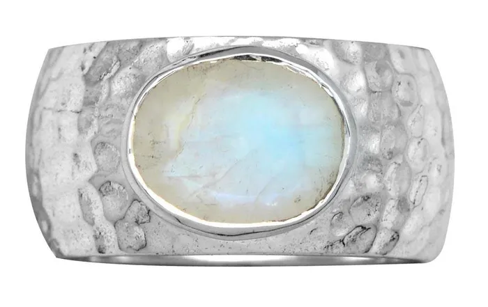 Rings Rainbow Moonstone Ring YoTreasure Rings Rainbow Moonstone Ring YoTreasure