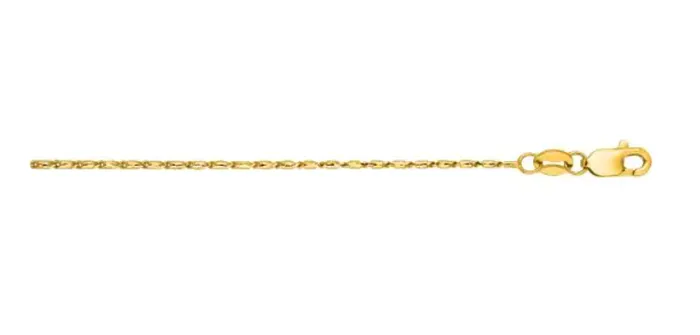 Rings Royal Chain 14k Yellow Gold 9mm Diamond Cut Lumina Chain