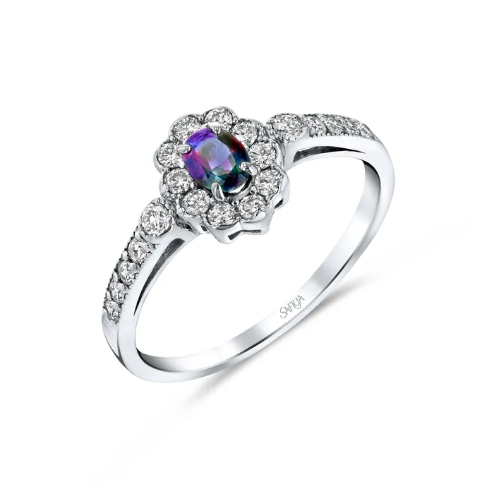 Rings Safiya Jewels Timeless Love Platinum Natural Alexandrite Ring