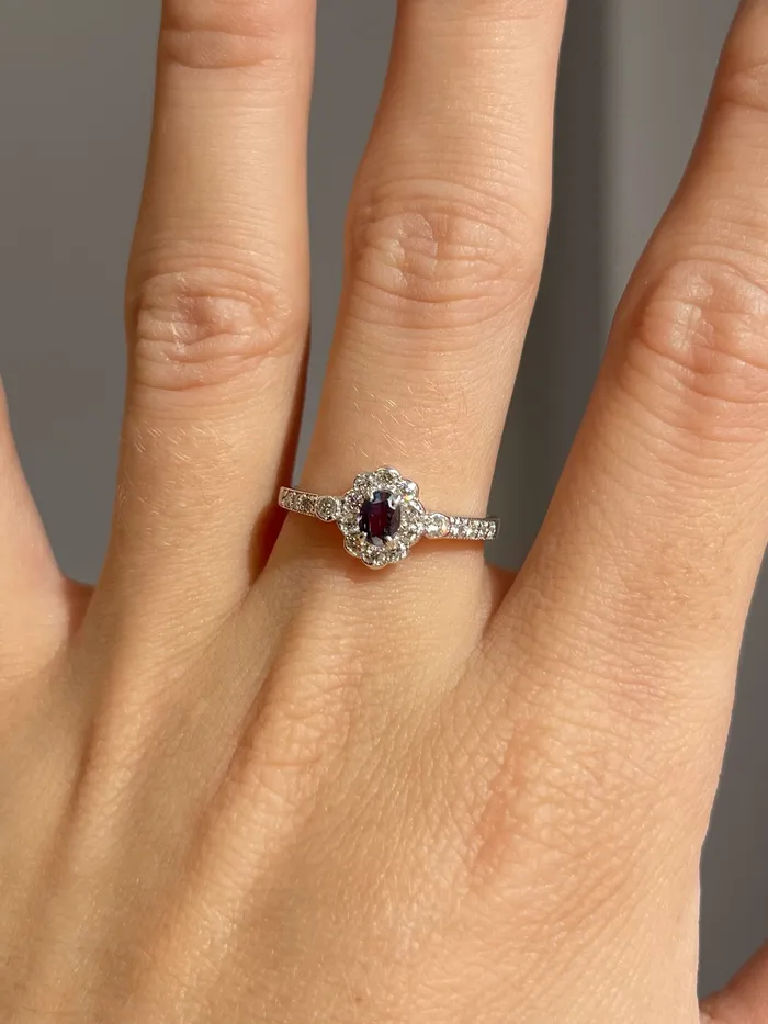 Rings Safiya Jewels Timeless Love Platinum Natural Alexandrite Ring
