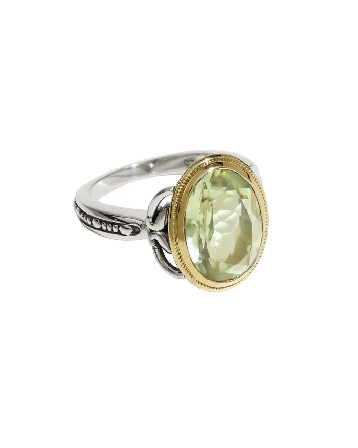 Rings YoTreasure Bold Beauty Green Amethyst Ring