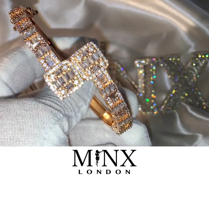 Rose Gold Bracelet Iced Out Bracelet Womens Bangle Mens Bracelet Minx London Bracelets Rose Gold Bracelet Iced Out Bracelet Womens Bangle Mens Bracelet Minx London Bracelets