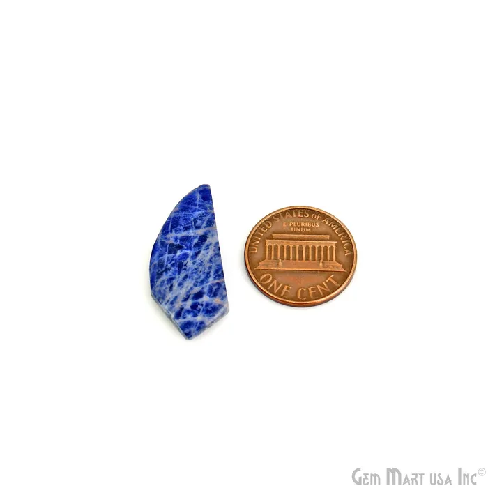 Sodalite Nail Shape 30X13mm Loose Gemstone For Earring Pair GemMartUSA Earrings