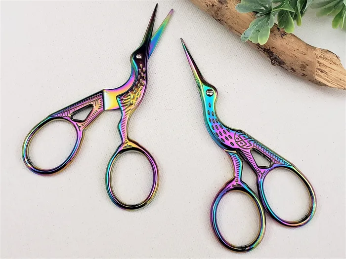 Stainless Steel Embroidery Stork Scissors 95x45mm 1pc BeadSmith Bracelets