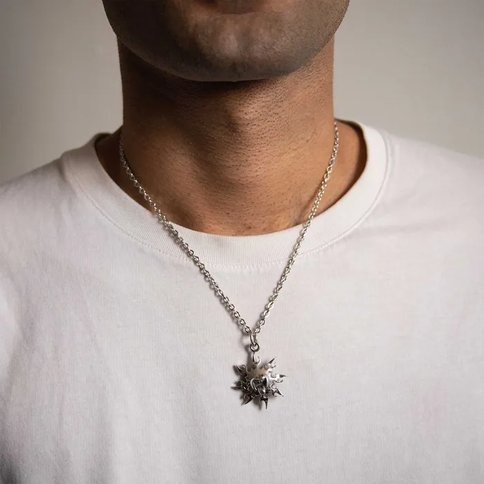 Tribal Sun Pendant Chain Personal Fears Necklaces