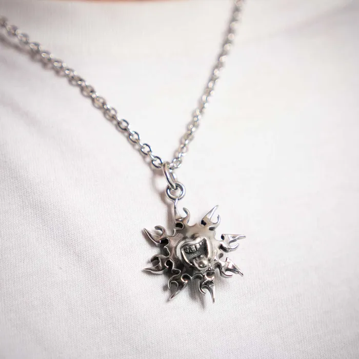 Tribal Sun Pendant Chain Personal Fears Necklaces