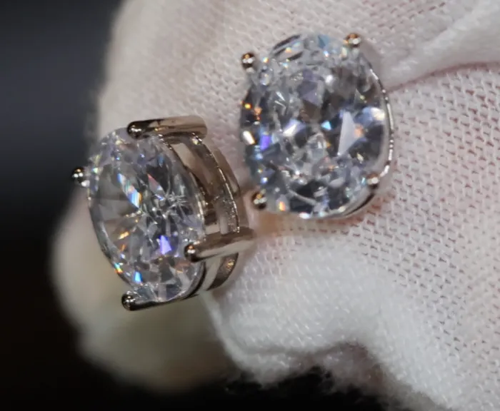 Womens Earrings Oval Diamond Earrings Diamond Ear Studs Stud Earrings Womens Ear Studs Ear Studs Lab Diamonds London Earrings