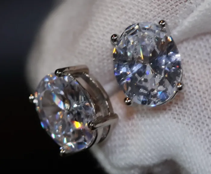 Womens Earrings Oval Diamond Earrings Diamond Ear Studs Stud Earrings Womens Ear Studs Ear Studs Lab Diamonds London Earrings