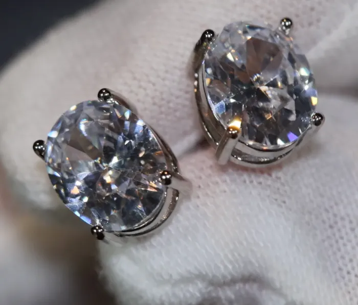 Womens Earrings Oval Diamond Earrings Diamond Ear Studs Stud Earrings Womens Ear Studs Ear Studs Lab Diamonds London Earrings
